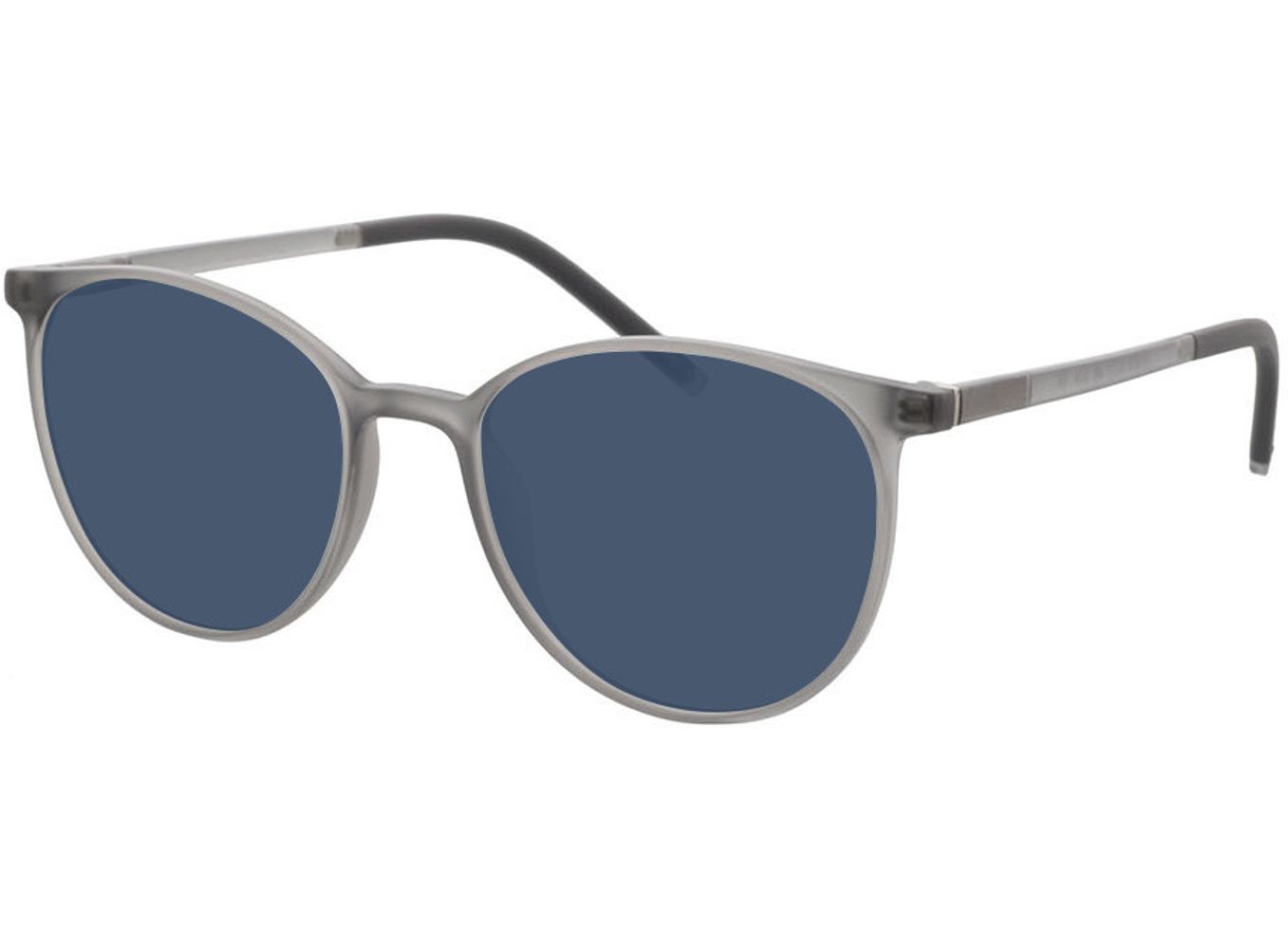 Conroe - grau transparent Sonnenbrille ohne Sehstärke, Vollrand, Rund von Brille24 Collection