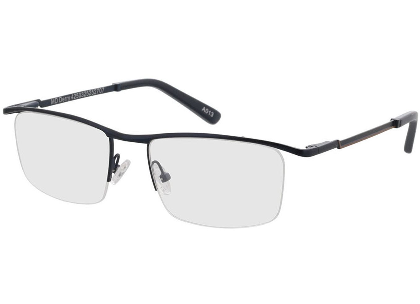 Derry - blau Blaulichtfilter-Brille, Vollrand, browline von Brille24 Collection