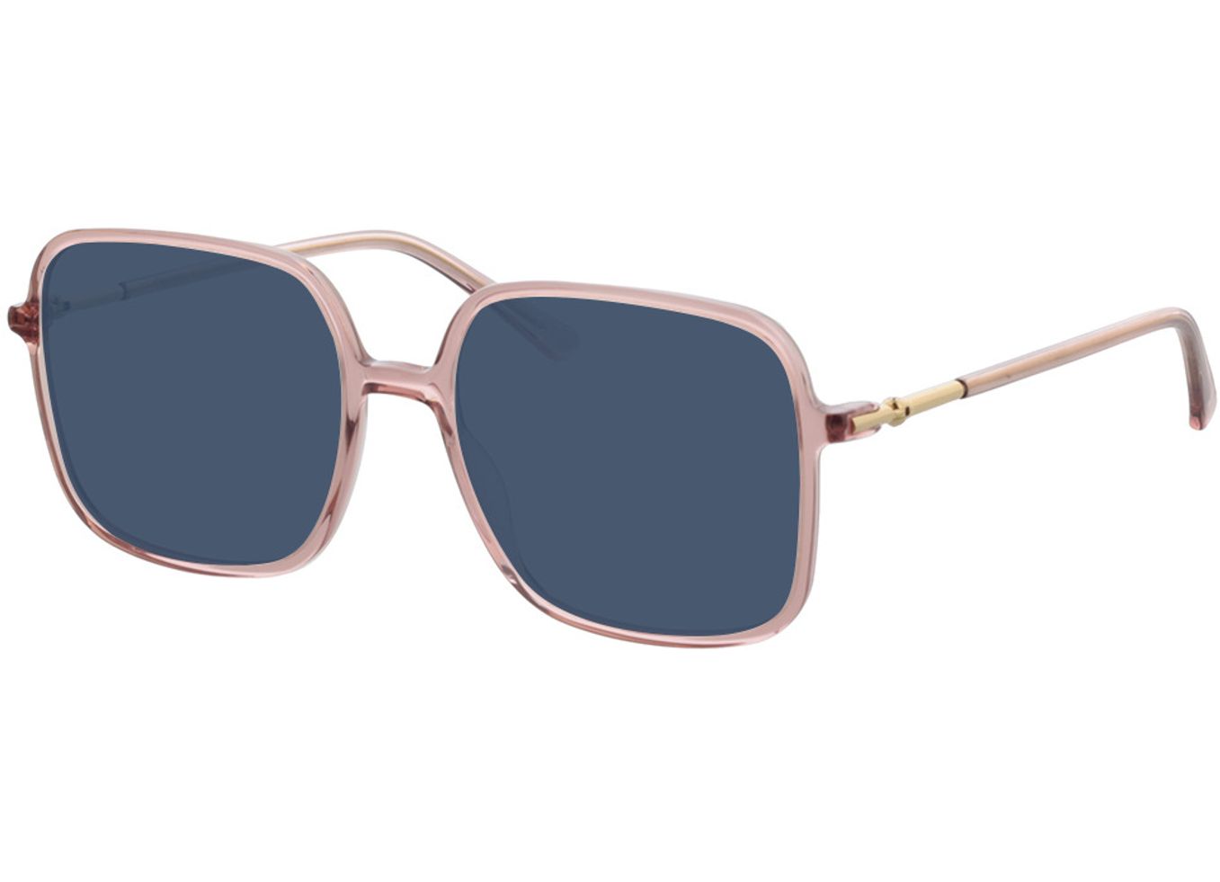 Donna - pink-transparent Sonnenbrille mit Sehstärke, Vollrand, Eckig von Brille24 Collection