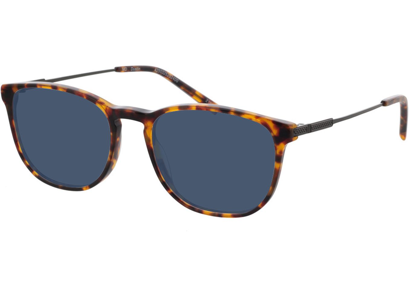 Dustin - havanna/grün Sonnenbrille mit Sehstärke, Vollrand, Eckig von Brille24 Collection