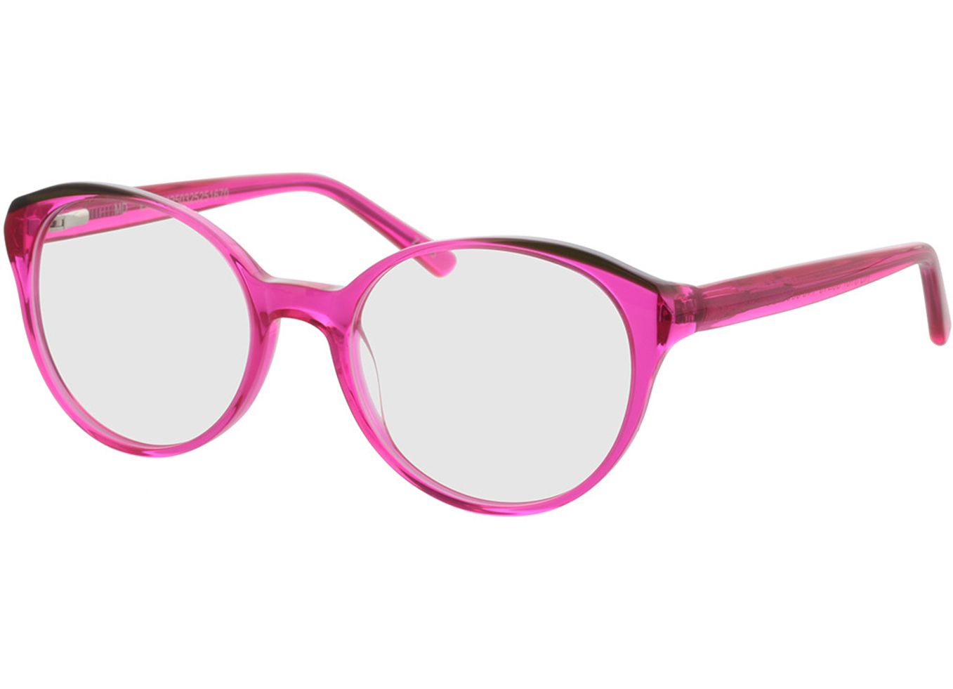 Erica - pink/grün Blaulichtfilter-Brille, Vollrand, Rund von Brille24 Collection