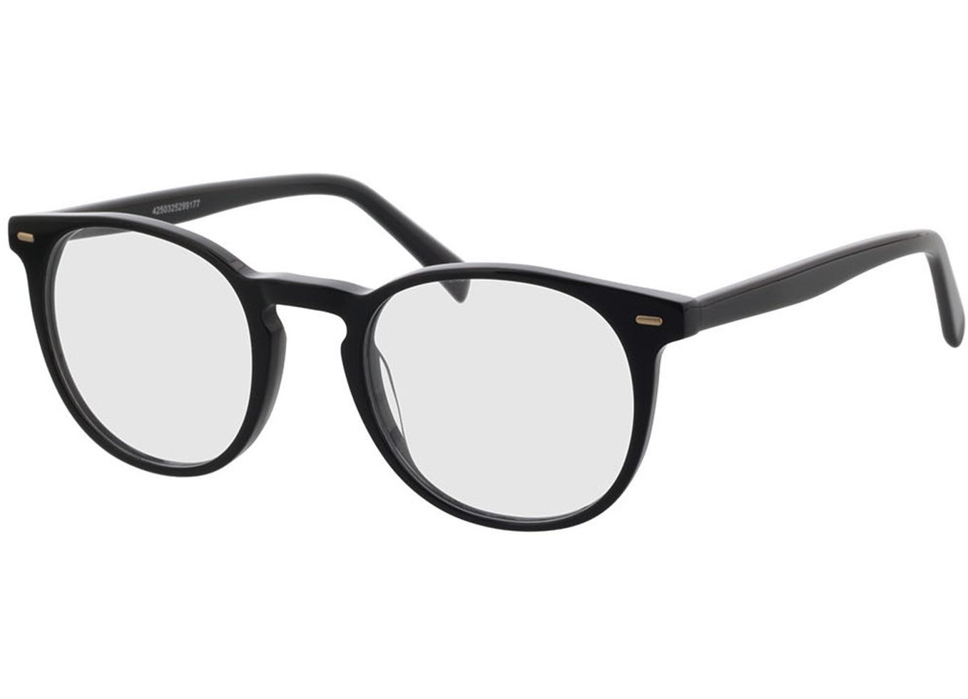 Fargo - schwarz Gleitsichtbrille, Vollrand, Rund von Brille24 Collection