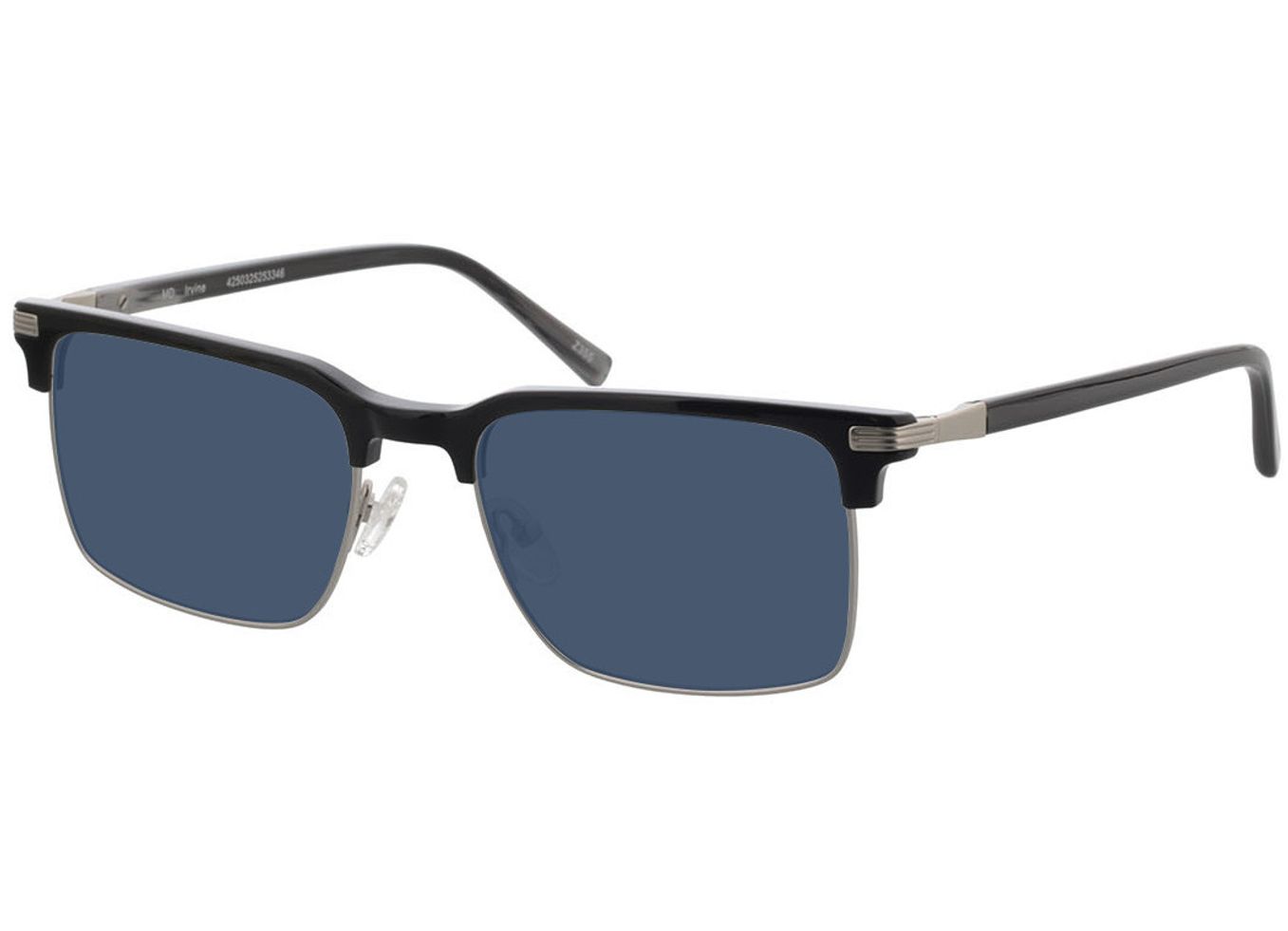 Irvine - schwarz Sonnenbrille ohne Sehstärke, Vollrand, browline von Brille24 Collection