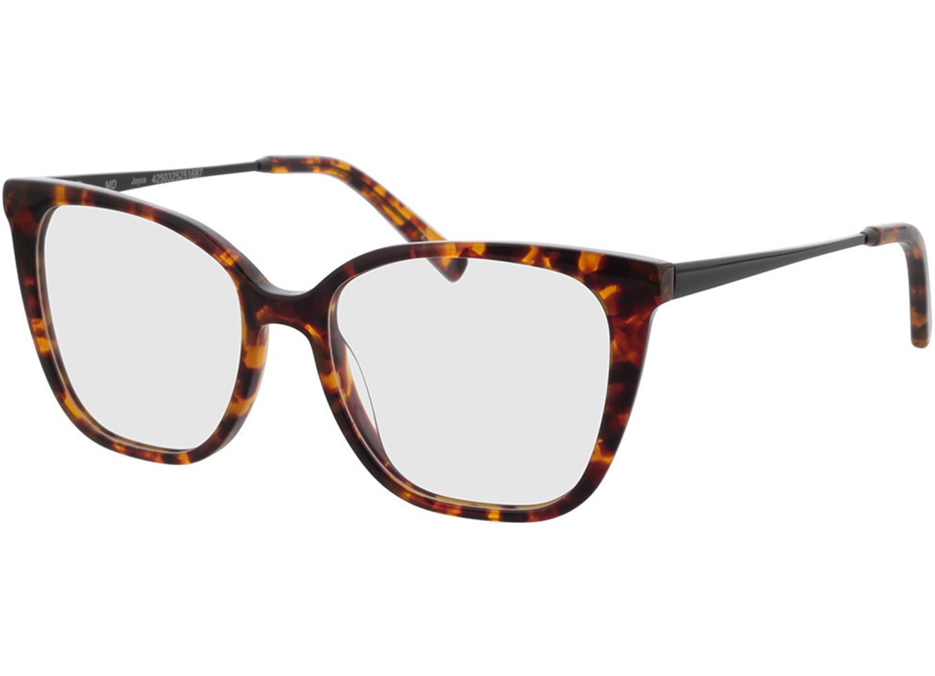 Joyce - havanna/schwarz Gleitsichtbrille, Vollrand, Cateye von Brille24 Collection