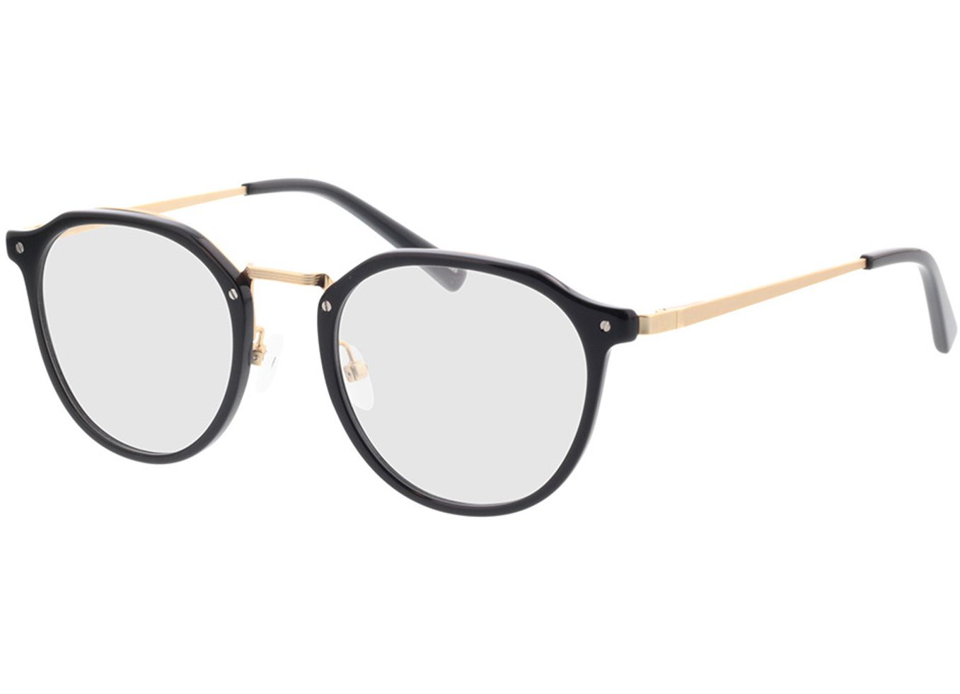 Juno - schwarz Blaulichtfilter-Brille, Vollrand, geometric von Brille24 Collection