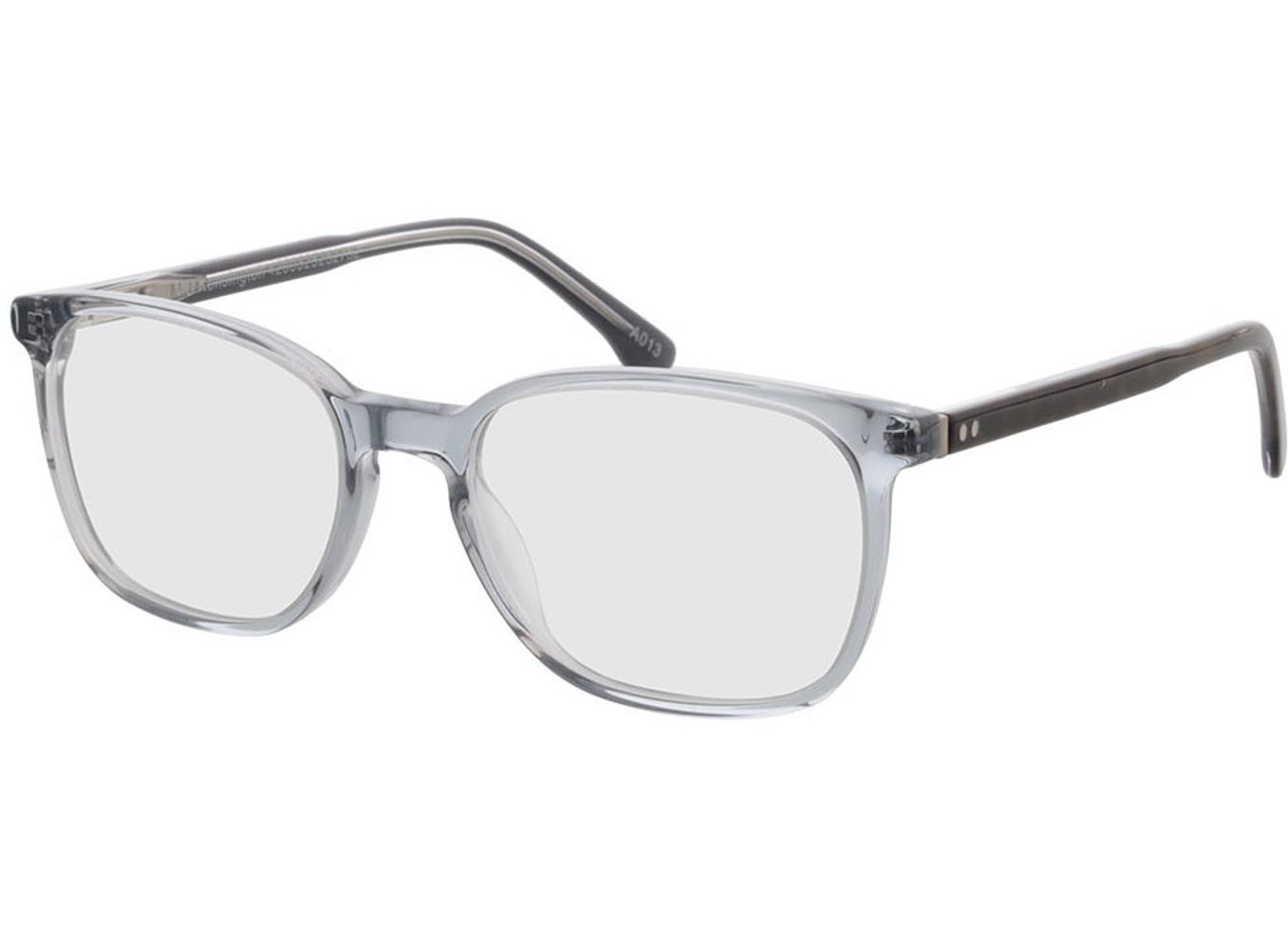 Kensington - grau Blaulichtfilter-Brille, Vollrand, Rechteckig von Brille24 Collection