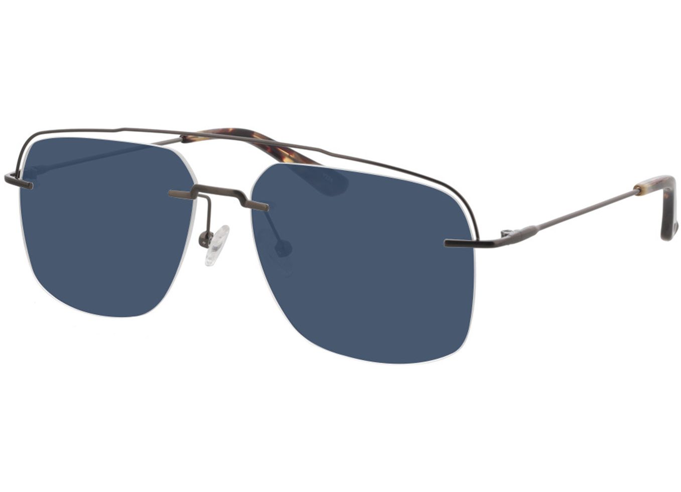 Lee - anthrazit Sonnenbrille ohne Sehstärke, Randlos, browline von Brille24 Collection