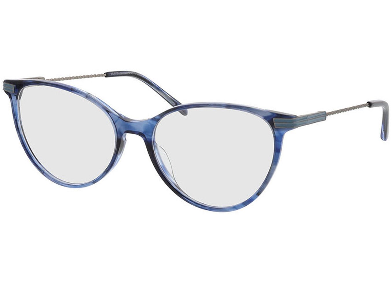 Leona - blau Blaulichtfilter-Brille, Vollrand, Cateye von Brille24 Collection