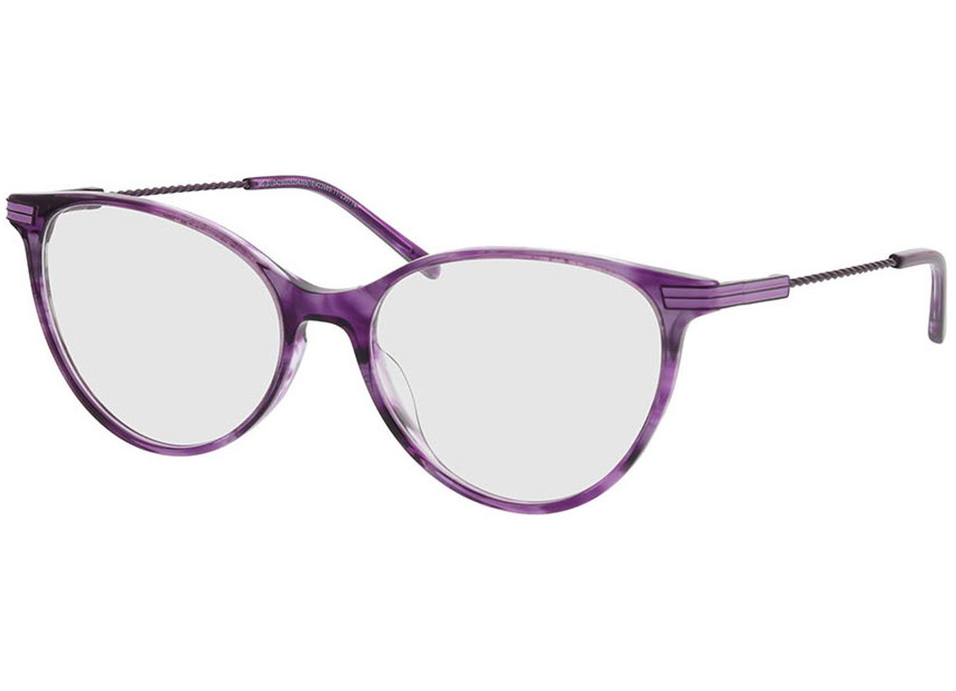 Leona - lila Arbeitsplatzbrille, Vollrand, Cateye von Brille24 Collection