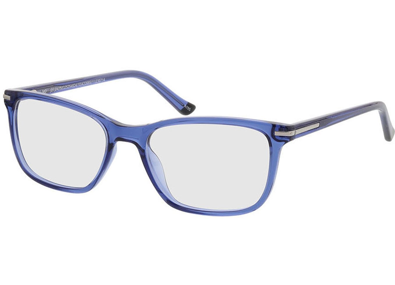 Lexington - blau Brillengestell inkl. Gläser, Vollrand, Rechteckig von Brille24 Collection