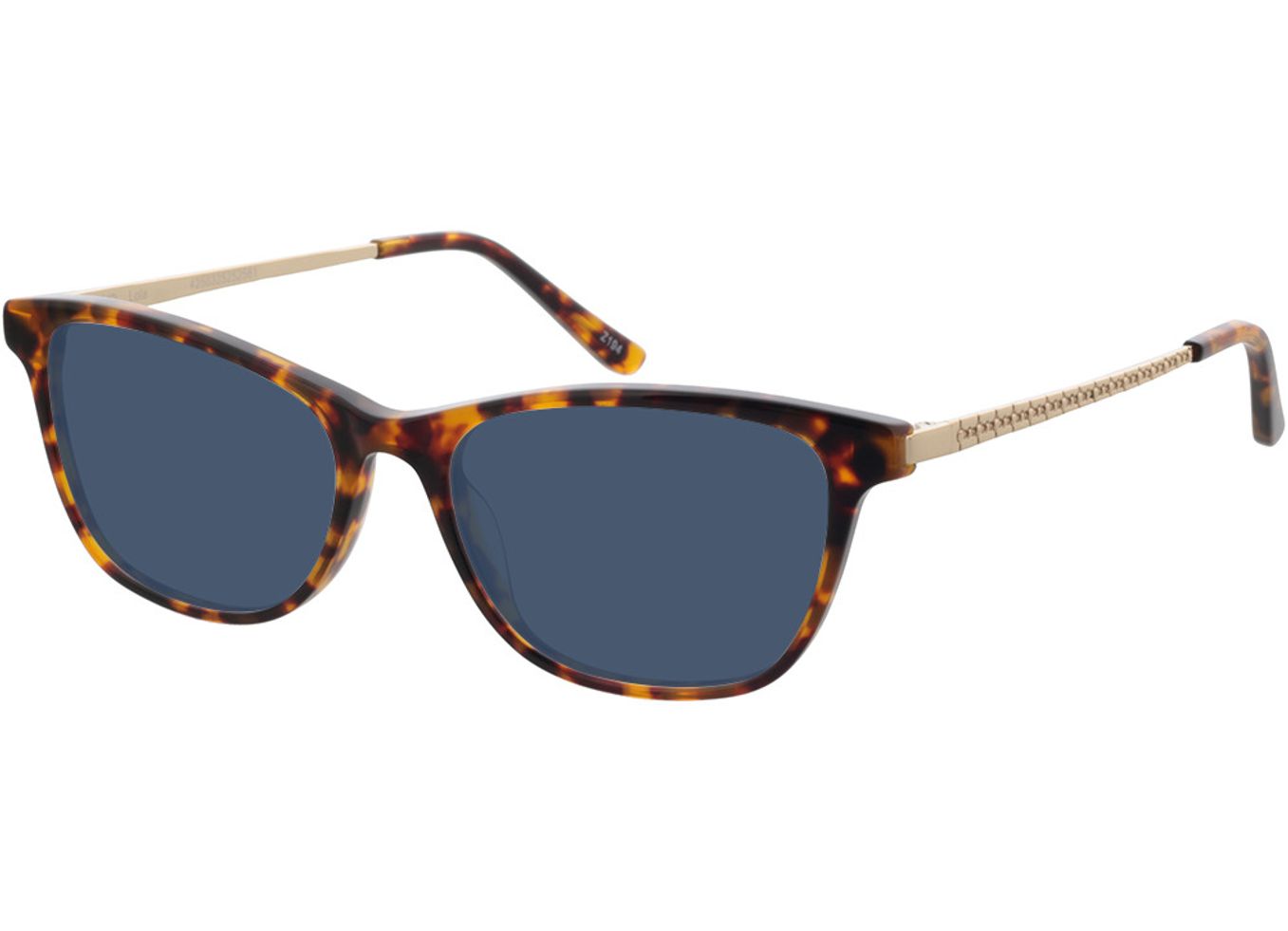 Lola - havanna/gold Sonnenbrille mit Sehstärke, Vollrand, Rechteckig von Brille24 Collection