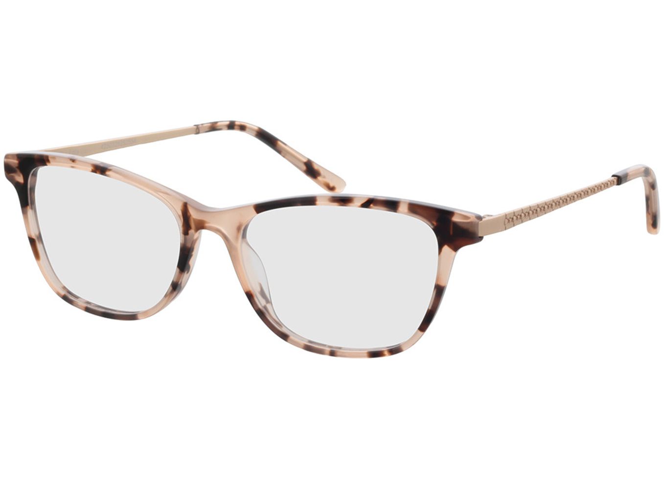 Lola - rosa havanna/roségold Arbeitsplatzbrille, Vollrand, Rechteckig von Brille24 Collection