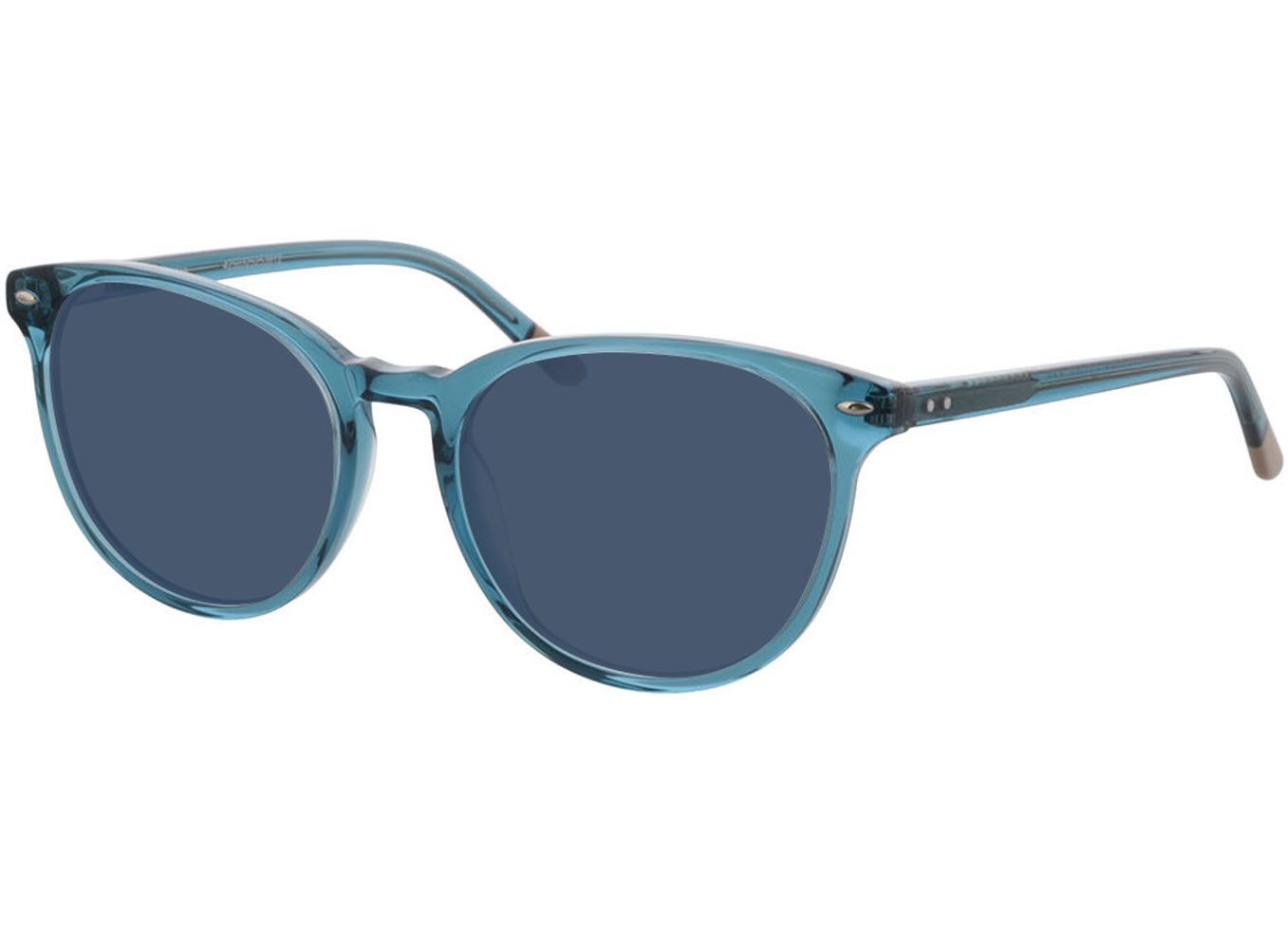 London - blau Sonnenbrille mit Sehstärke, Vollrand, Rund von Brille24 Collection