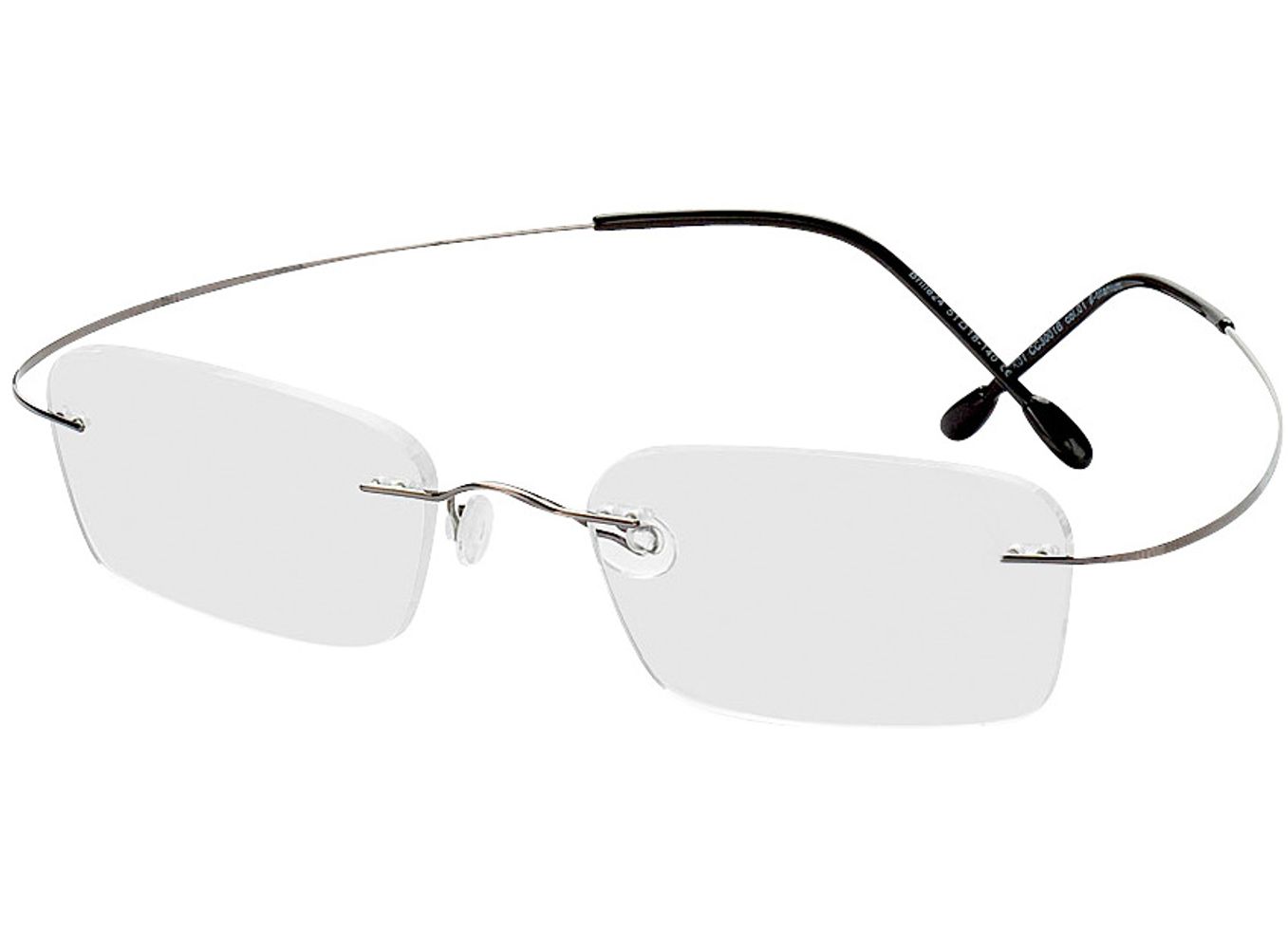 Mackay - grau Arbeitsplatzbrille, Randlos, Rechteckig von Brille24 Collection