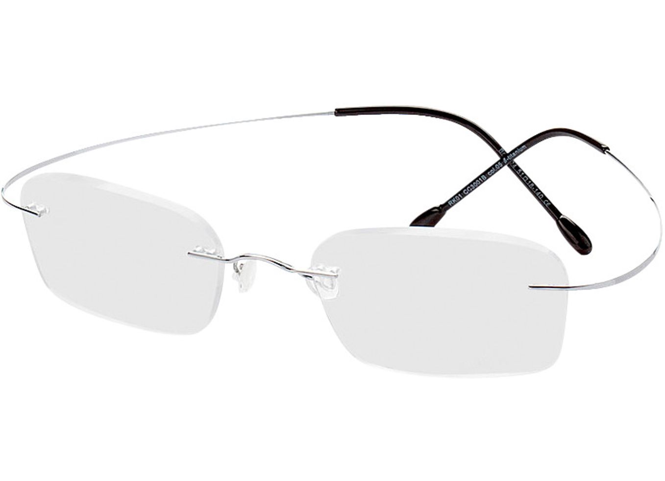 Mackay - silber Gleitsichtbrille, Randlos, Rechteckig von Brille24 Collection