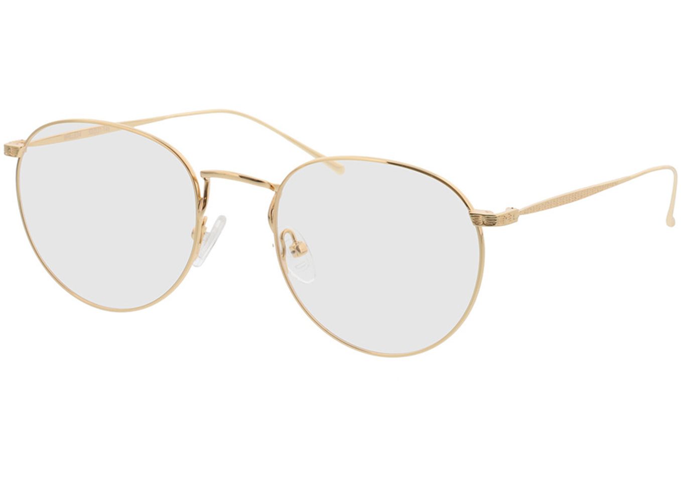 Macon - gold Gleitsichtbrille, Vollrand, Rund von Brille24 Collection