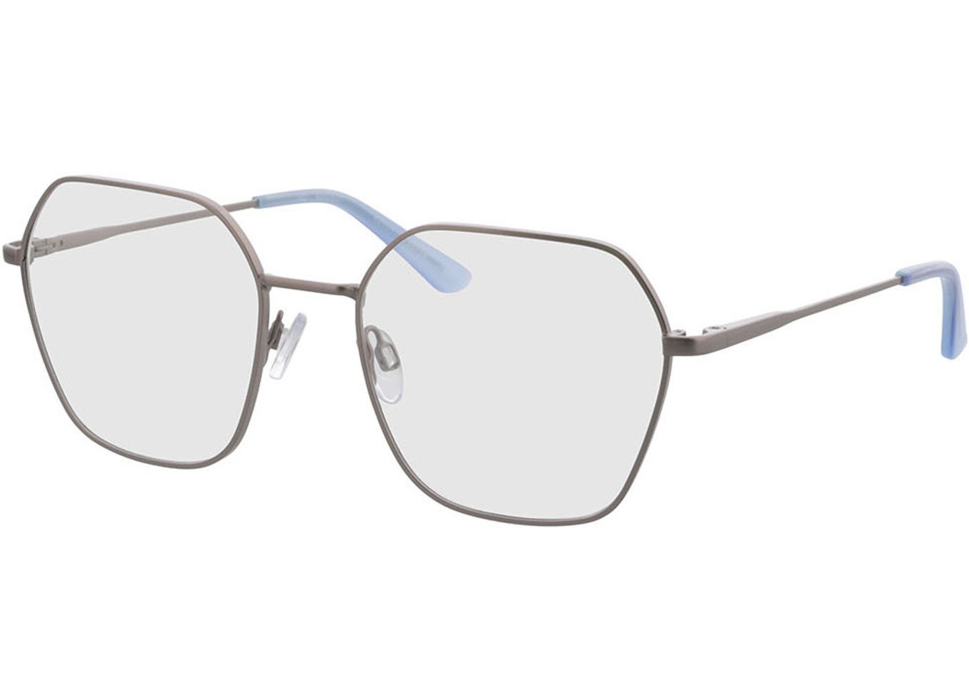 Madison - silber Blaulichtfilter-Brille, Vollrand, geometric von Brille24 Collection