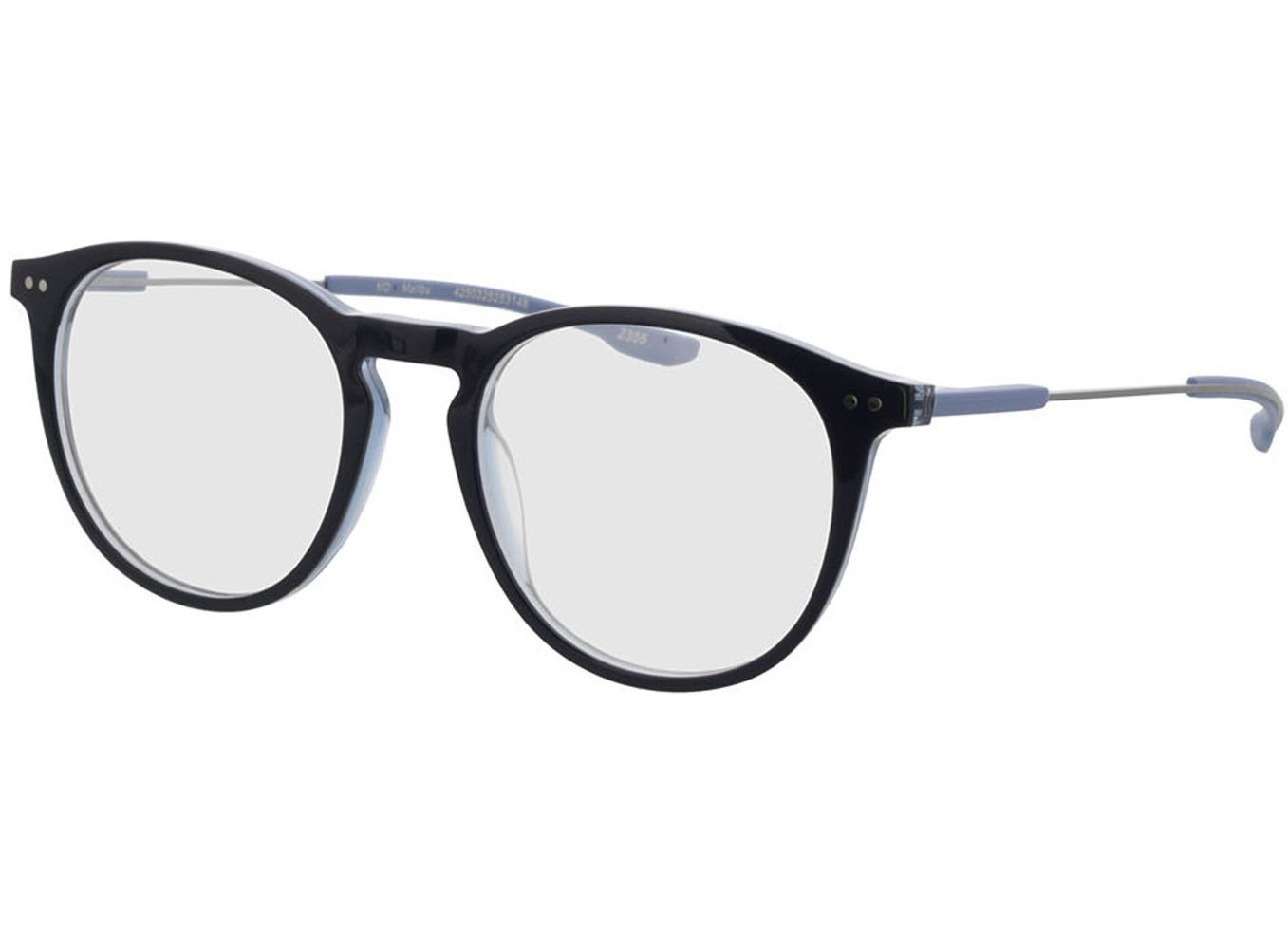 Malibu - blau Gleitsichtbrille, Vollrand, Rund von Brille24 Collection