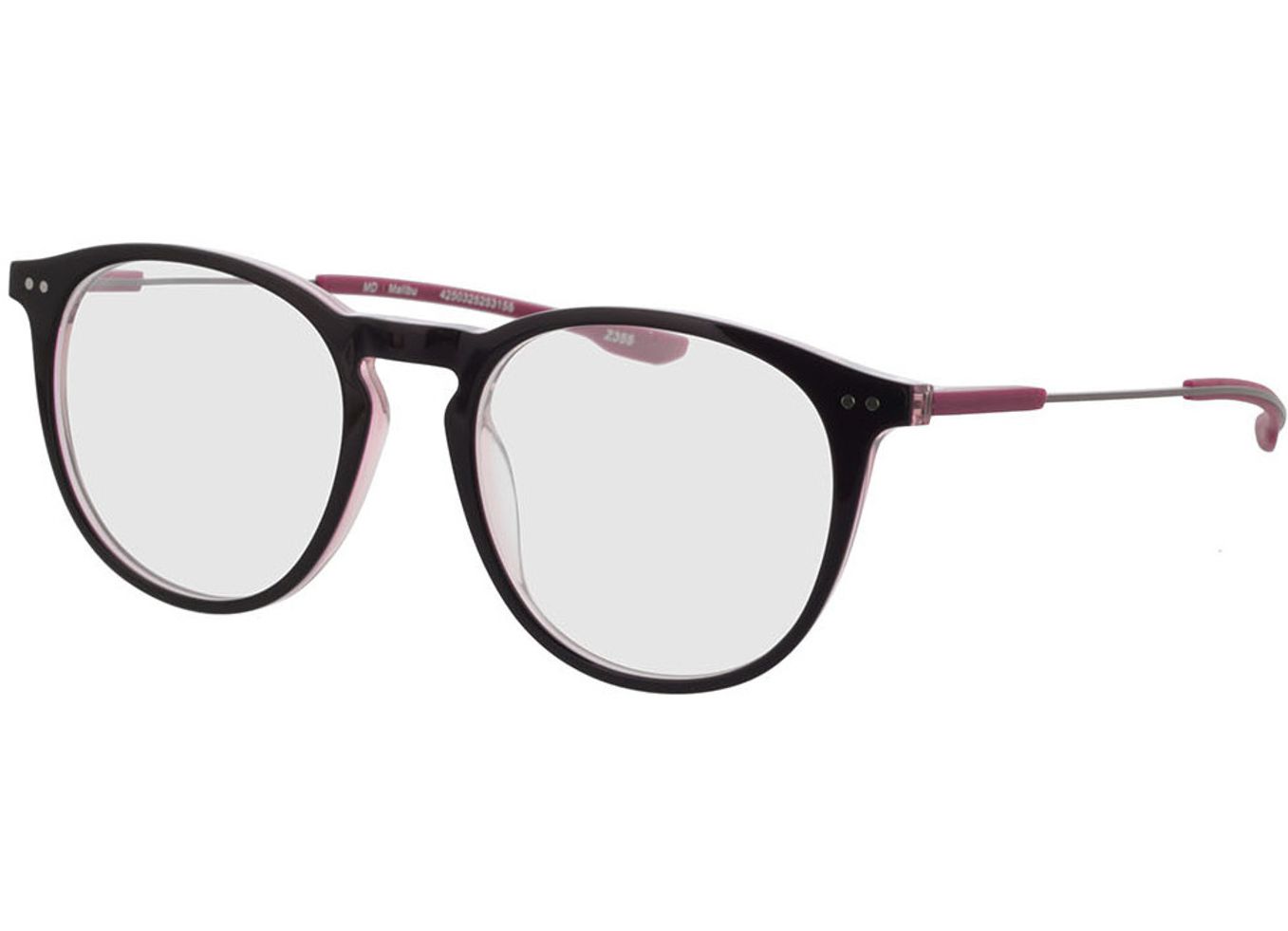 Malibu - lila/pink Blaulichtfilter-Brille, Vollrand, Rund von Brille24 Collection