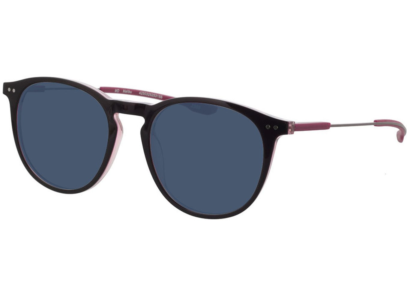 Malibu - lila/pink Sonnenbrille mit Sehstärke, Vollrand, Rund von Brille24 Collection