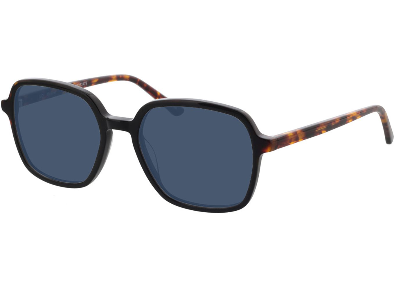 Maxine - schwarz/havanna Sonnenbrille mit Sehstärke, Vollrand, Eckig von Brille24 Collection