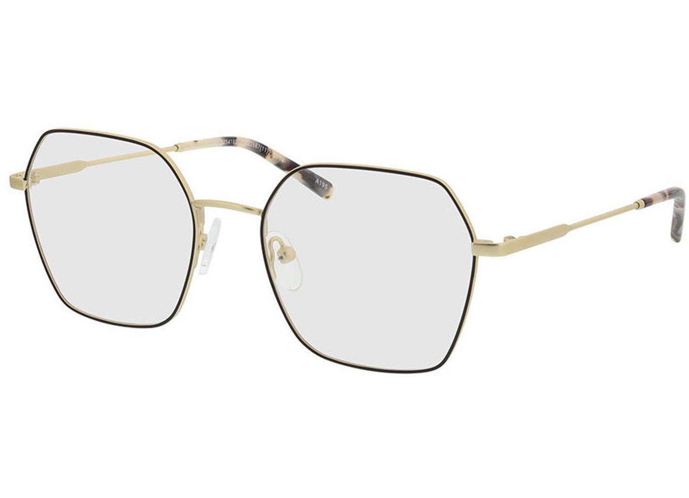 Miranda - gold/schwarz Arbeitsplatzbrille, Vollrand, geometric von Brille24 Collection