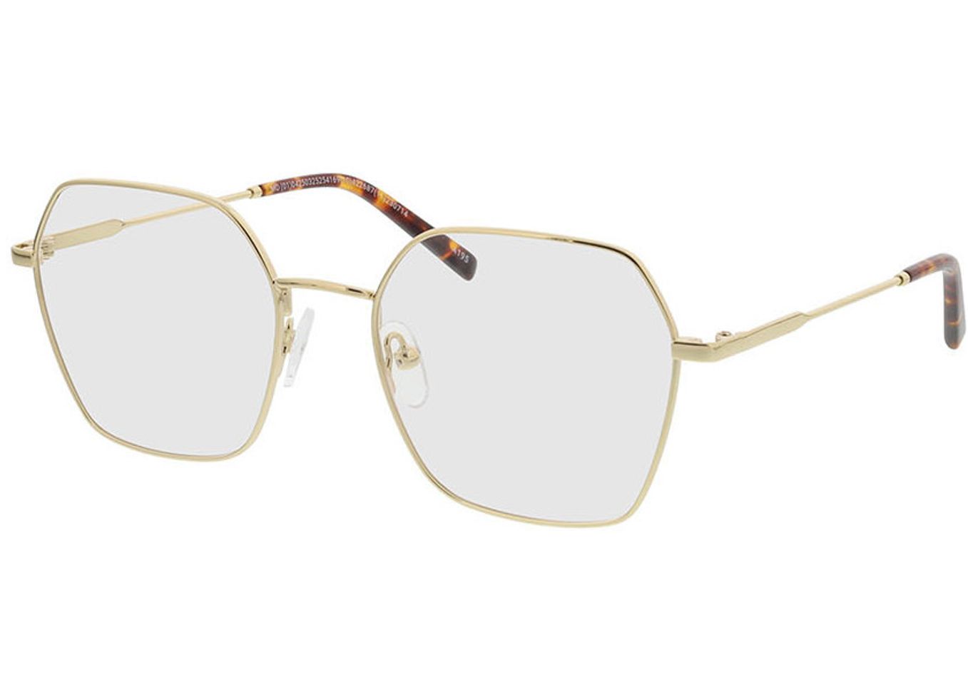 Miranda - gold Blaulichtfilter-Brille, Vollrand, geometric von Brille24 Collection