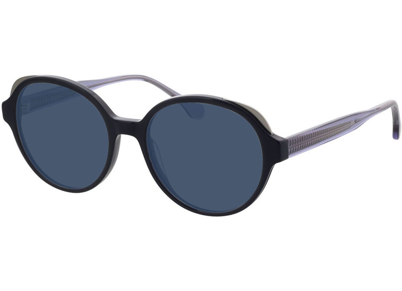 Monaco - blau Sonnenbrille mit Sehstärke, Vollrand, Rund von Brille24 Collection