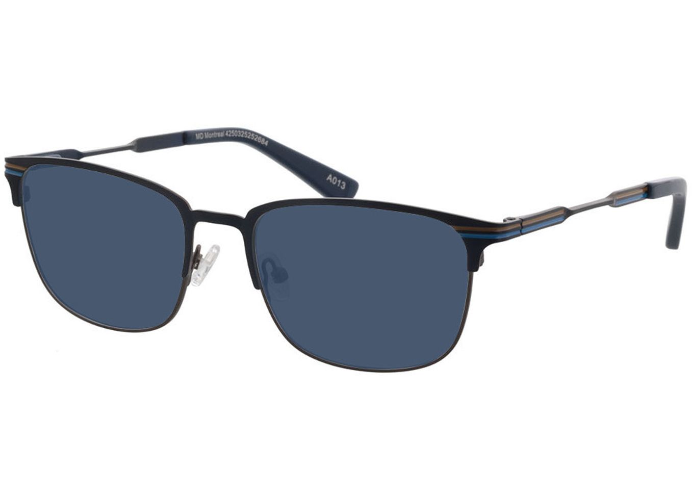 Montreal - blau Sonnenbrille ohne Sehstärke, Vollrand, Eckig von Brille24 Collection