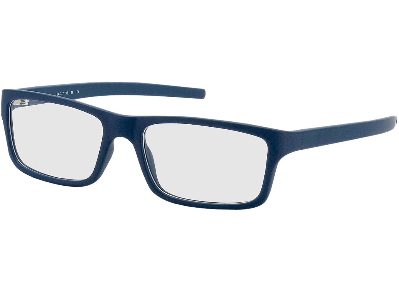 Nador - dunkelblau Blaulichtfilter-Brille, Vollrand, Rechteckig von Brille24 Collection