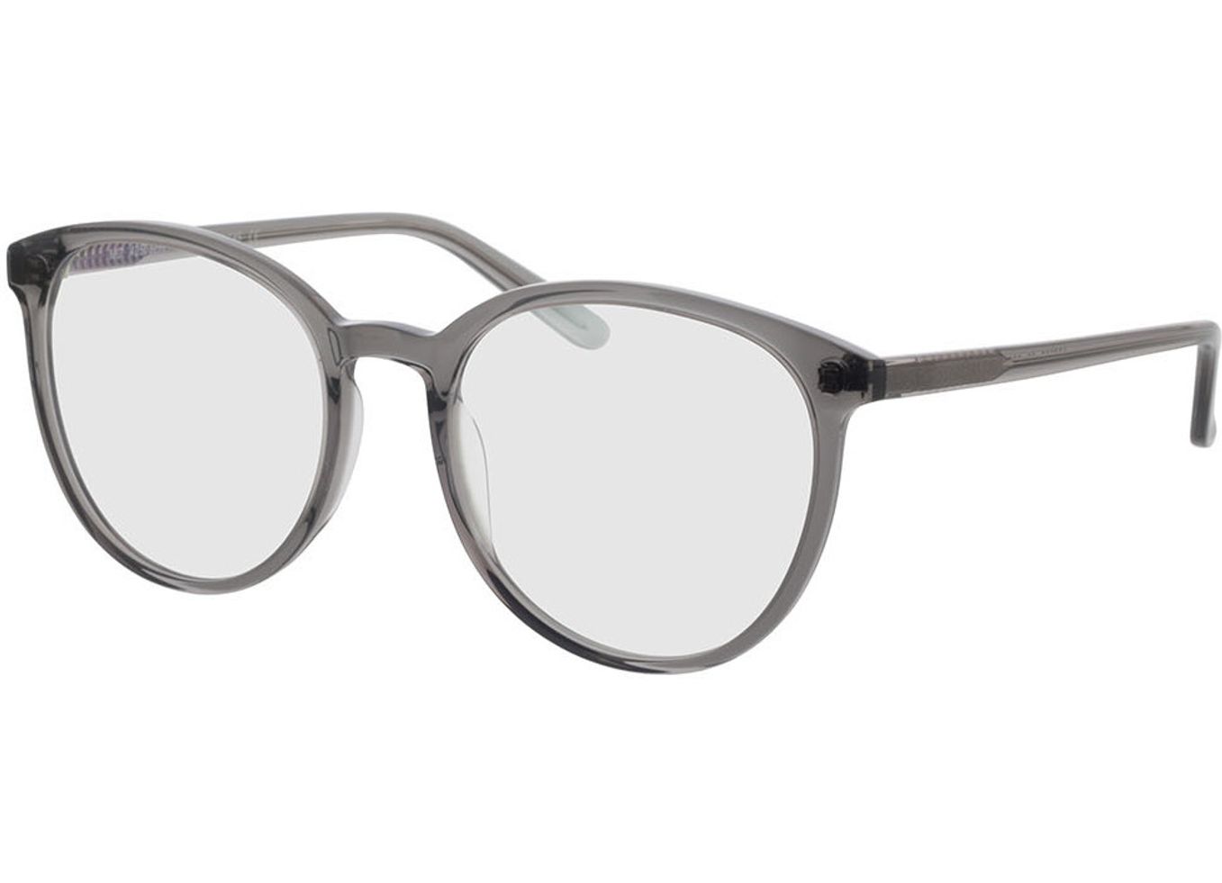 New York - grau Blaulichtfilter-Brille, Vollrand, Rund von Brille24 Collection