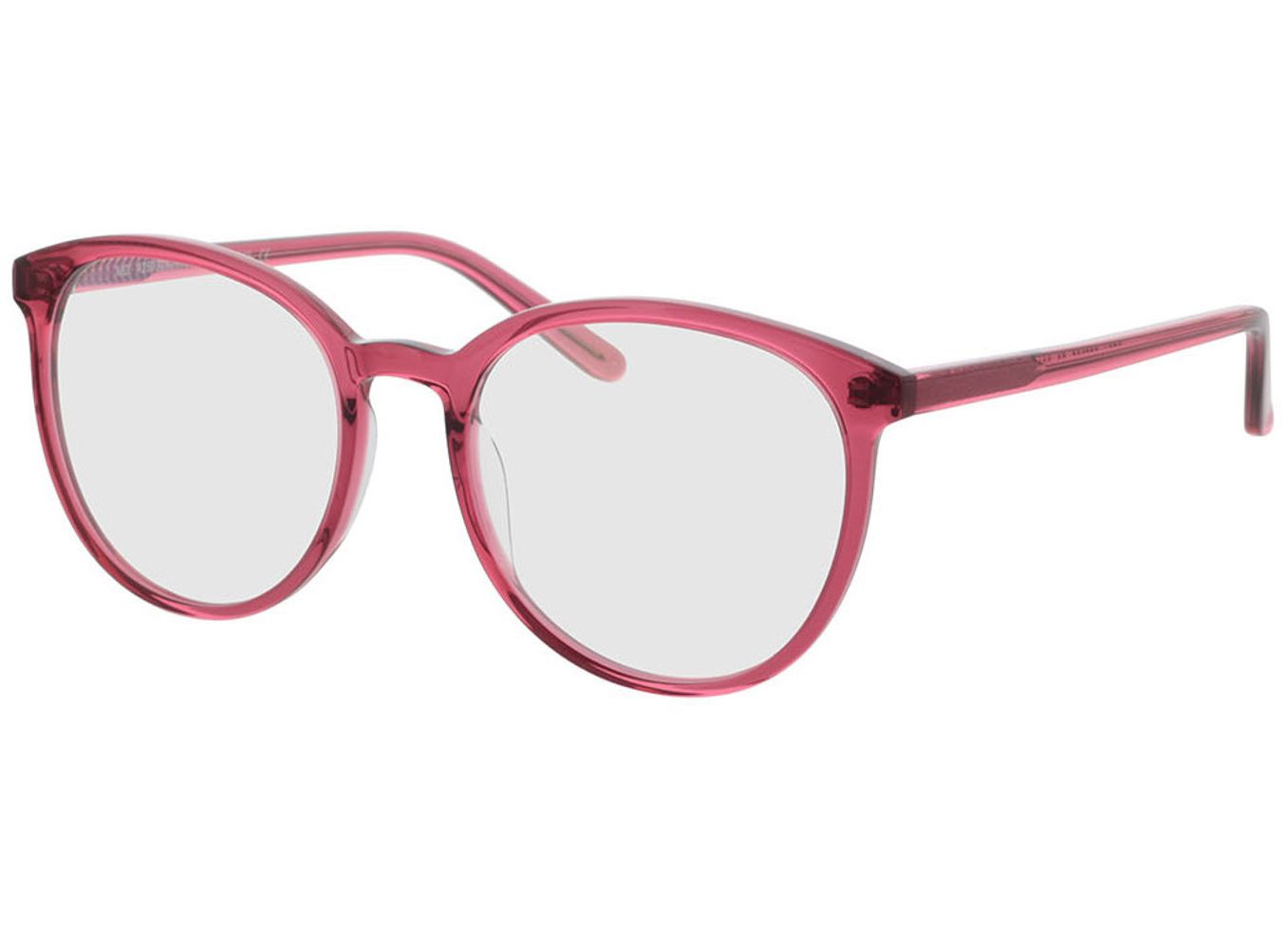 New York - pink Gleitsichtbrille, Vollrand, Rund von Brille24 Collection