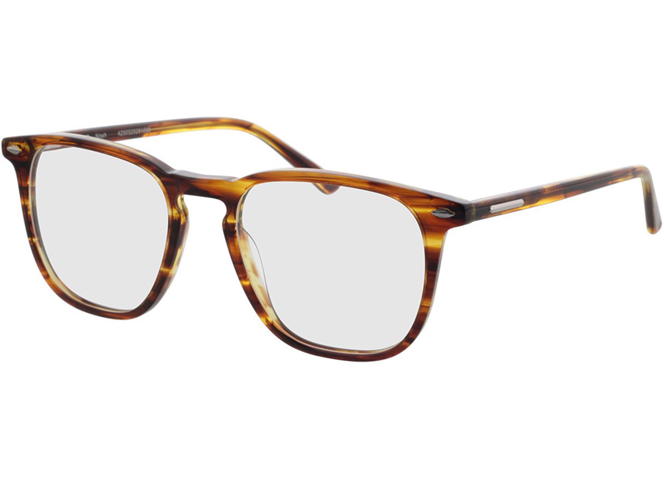 Noah - braun Blaulichtfilter-Brille, Vollrand, Eckig von Brille24 Collection