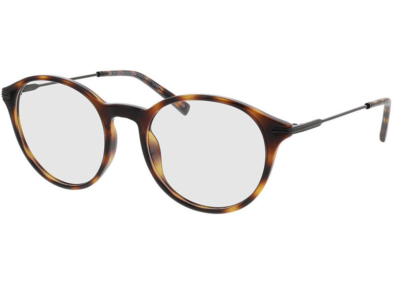 Omaha - havanna/schwarz Gleitsichtbrille, Vollrand, Rund von Brille24 Collection