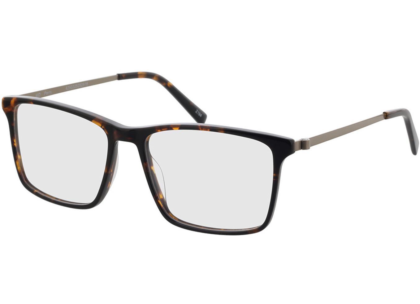 Perry - havanna/silber Gleitsichtbrille, Vollrand, Eckig von Brille24 Collection