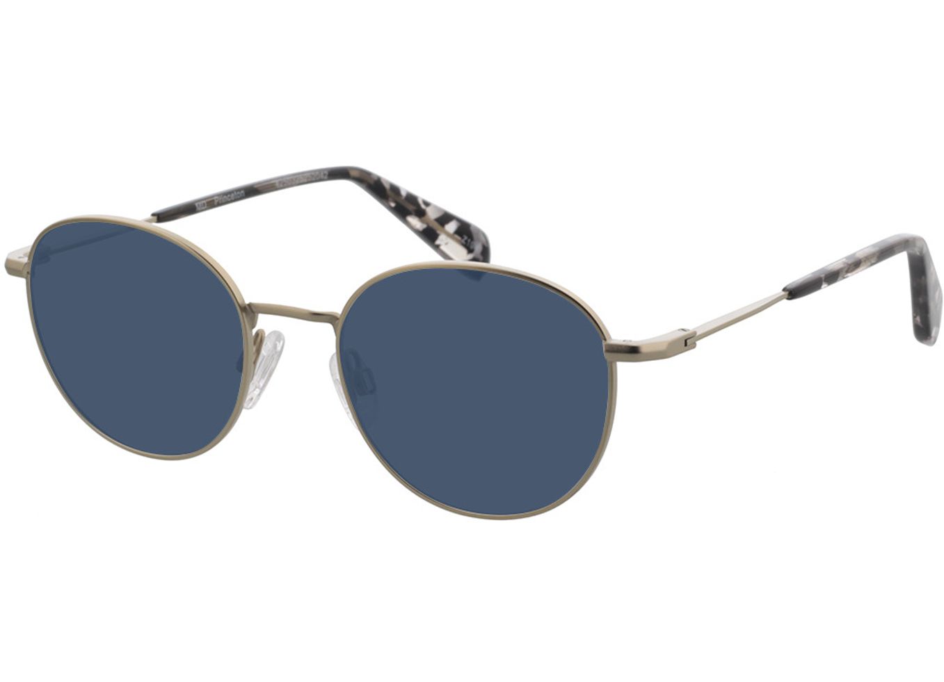 Princeton - silber Sonnenbrille mit Sehstärke, Vollrand, Rund von Brille24 Collection