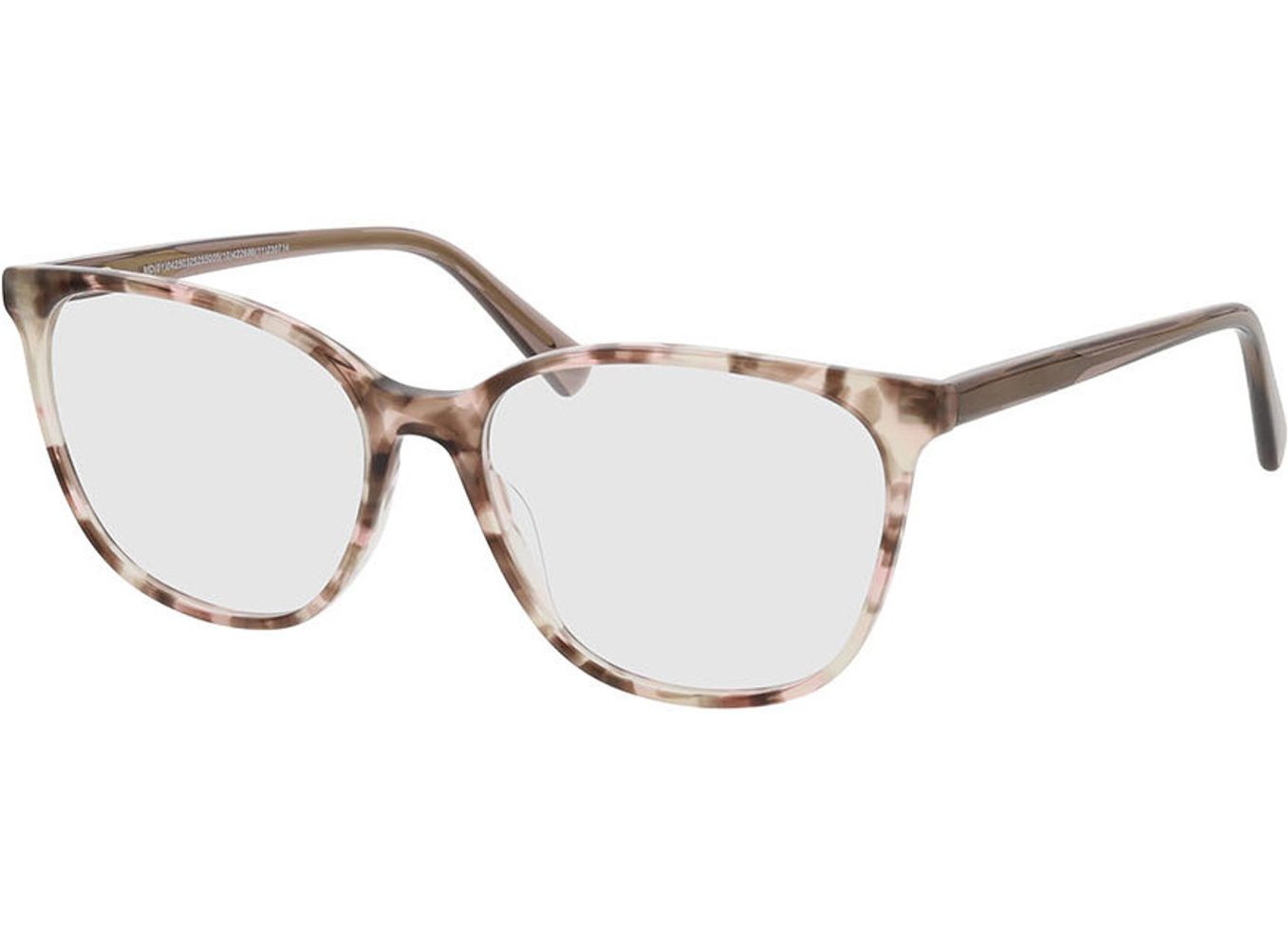 Samantha - braun-rosa-meliert Gleitsichtbrille, Vollrand, Cateye von Brille24 Collection