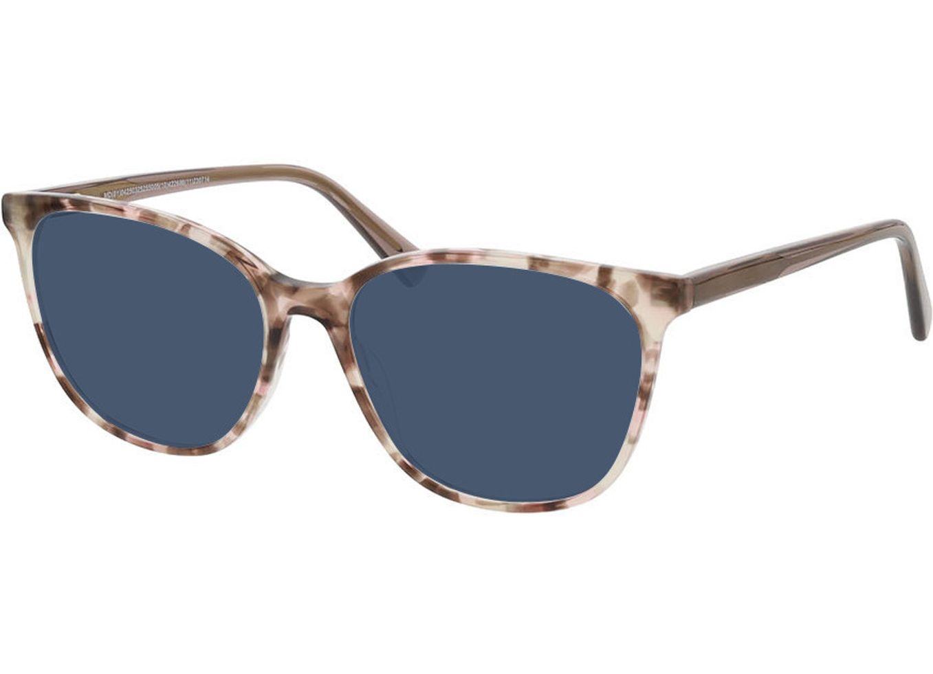 Samantha - braun-rosa-meliert Sonnenbrille mit Sehstärke, Vollrand, Cateye von Brille24 Collection