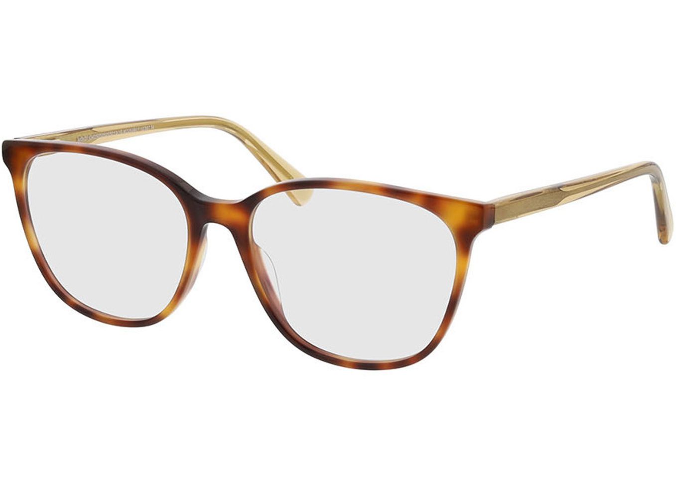 Samantha - havanna Blaulichtfilter-Brille, Vollrand, Cateye von Brille24 Collection