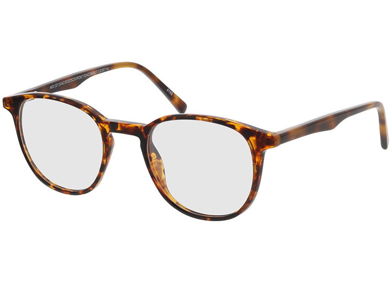 Stanford - havanna Gleitsichtbrille, Vollrand, Rund von Brille24 Collection