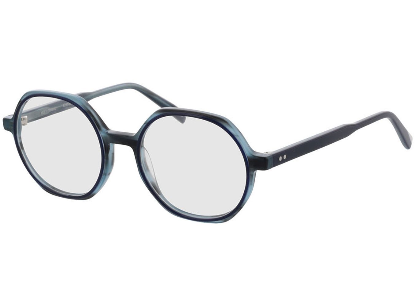 Toledo - blau Blaulichtfilter-Brille, Vollrand, geometric von Brille24 Collection