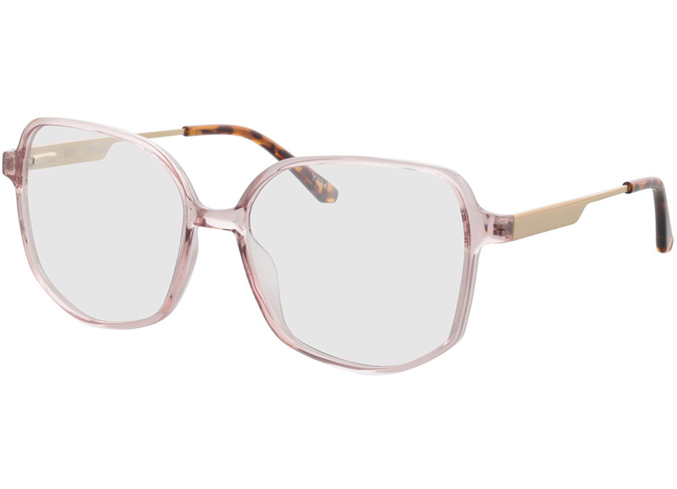 Utopia - rosa/gold Blaulichtfilter-Brille, Vollrand, geometric von Brille24 Collection