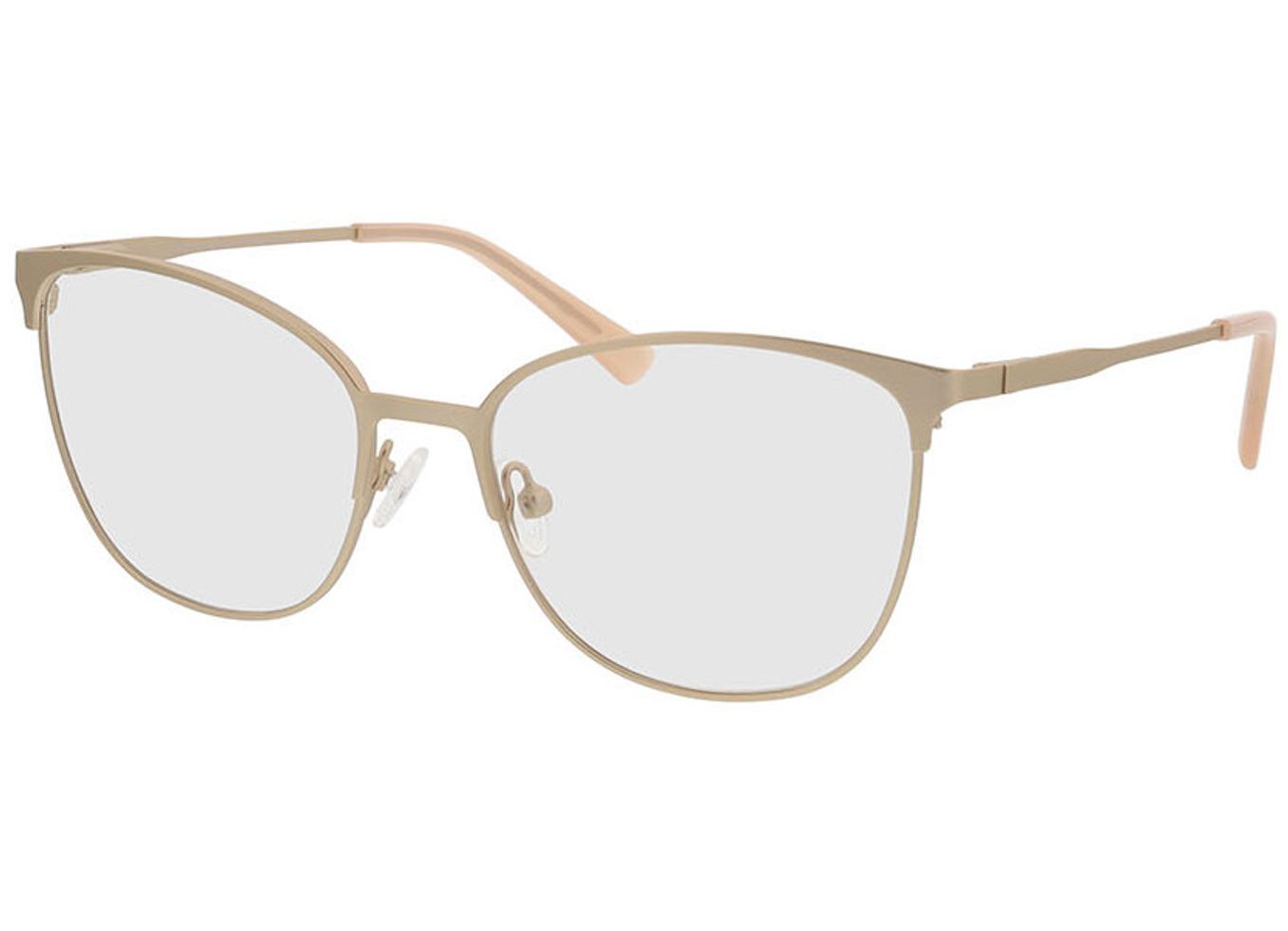 Yorkville - matt gold Arbeitsplatzbrille, Vollrand, Cateye von Brille24 Collection