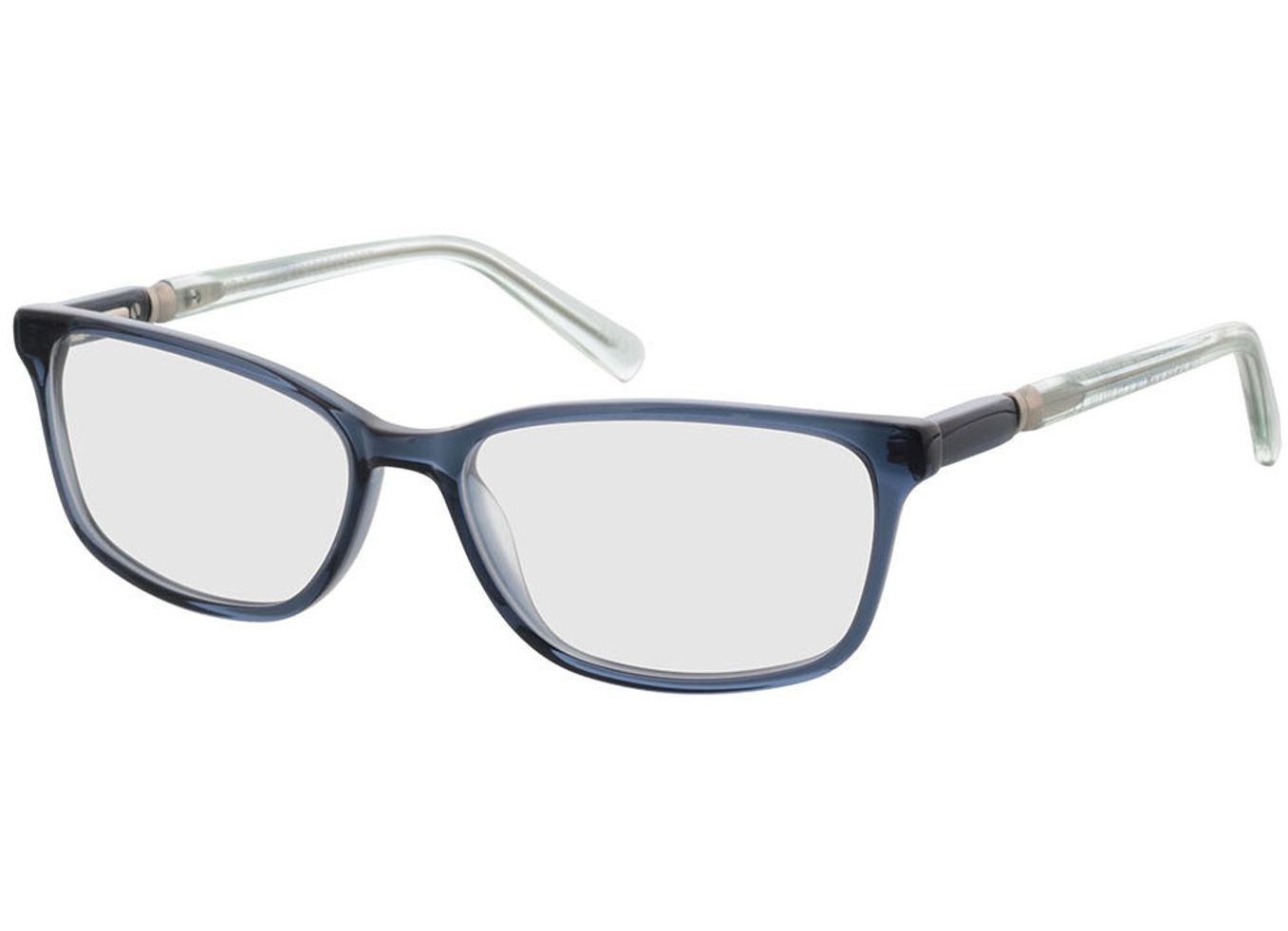 Zamora - blau/transparent Blaulichtfilter-Brille, Vollrand, Rechteckig von Brille24 Collection