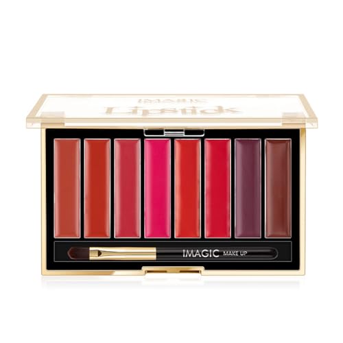 8 Farben Lidschatten Palette, Eyeshadow Palette Bunt, Hochpigmentierte Lidschattenpalette Matte Glitter Make-up-Palette, Langanhaltende und Leicht zu Verblendende Formel Lidschatten von BrilliantDay