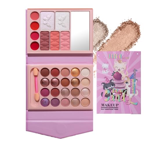 Lidschatten Palette, Eyeshadow Palette, Matte Glitzer Lidschatten, Liedschatenpalete Hochpigmentierten Buntes Langlebiger Makeup Glitzer Schminke For Beginners Cosmetics von CHSEEO