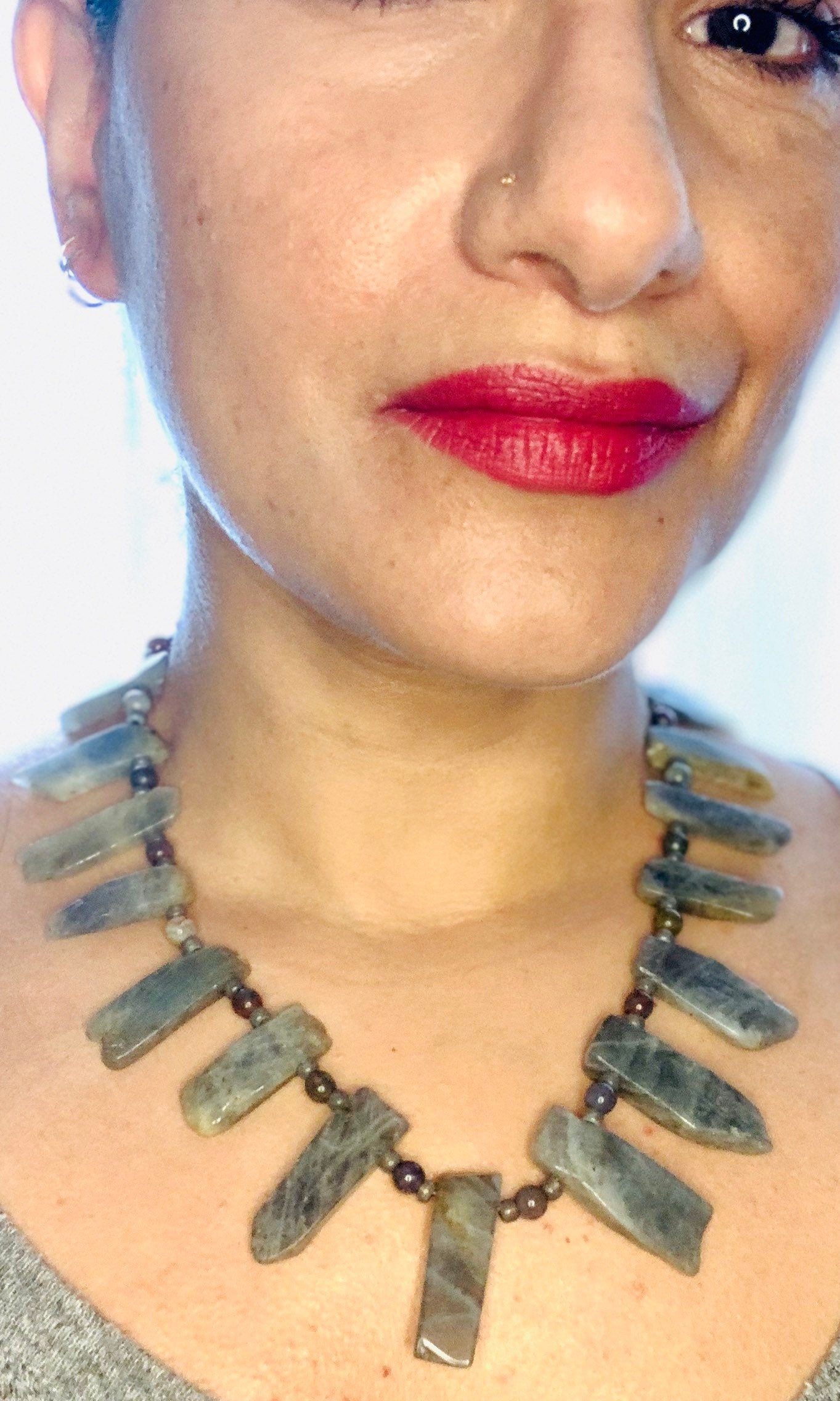 Labradorit Kragen Halskette von BrilliantLatina