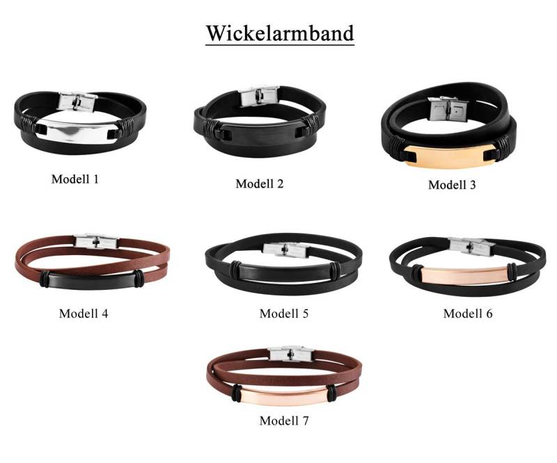 Brillibrum Armband Armband Edelstahl Partnerarmband Freundschaftsarmbänder Armreif Unisex von Brillibrum