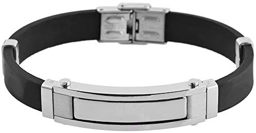 Brillibrum Design ID Schmuck Armband (Ohne Gravur, Kautschuk Modell 10) von Brillibrum