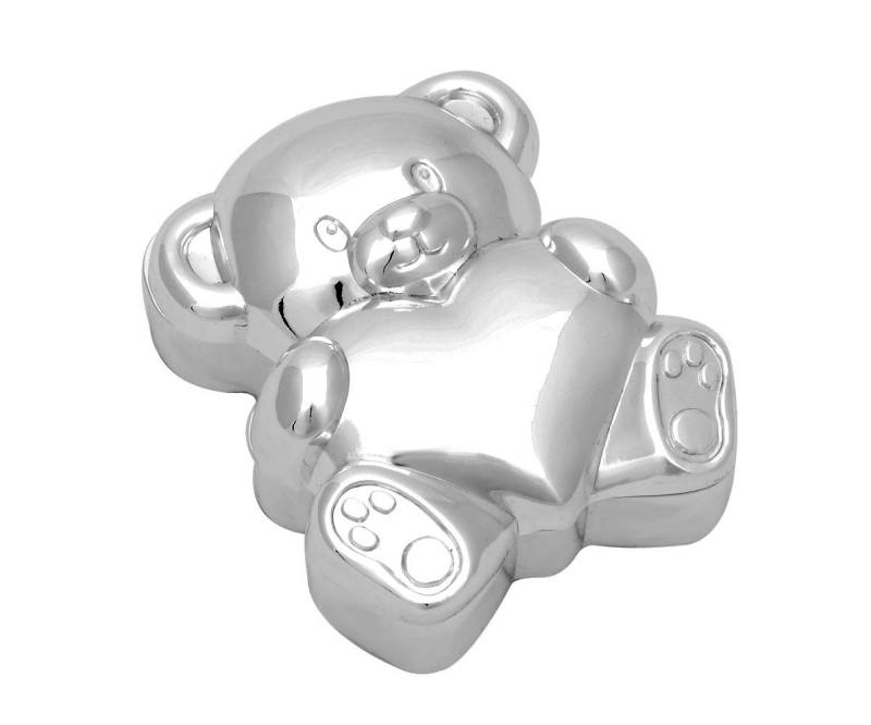 Brillibrum Zahndose Zahndose Silber für Milchzähne Teddy Zahnbox Kinder versilbert von Brillibrum
